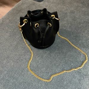 Women’s Divina Firenze Black Bucket Tote Bag